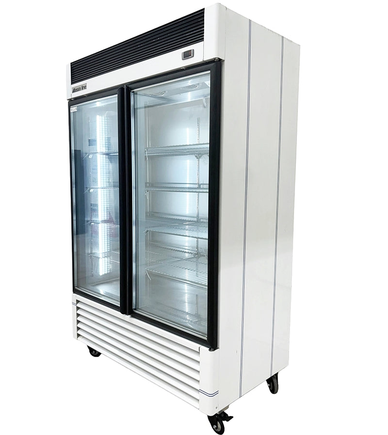 55" Alaska-Line Reach in 2 Glass Door Freezer 50 Cu.Ft HIT-408