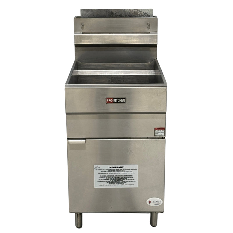 Pro-Kitchen Natural Gas Fryer Used FOR02160