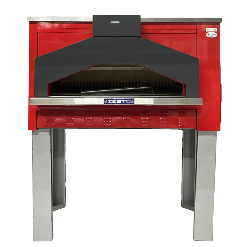 Zesto Open Brick Deck Pizza/ Bake Oven Gas 312SS-OB