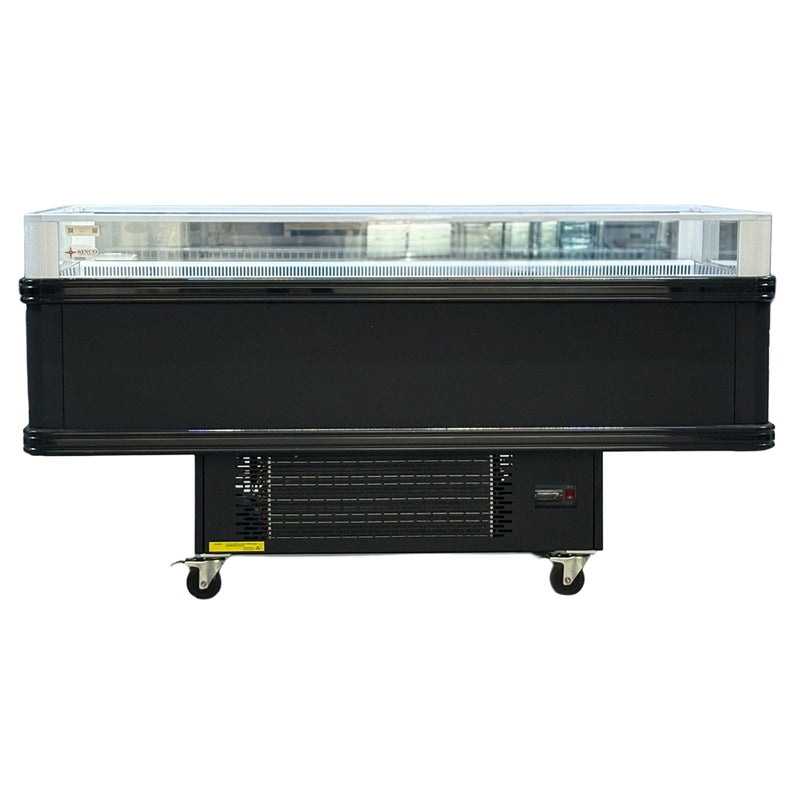 80'' CHEF Island Open Display Cooler Freezer VISION-200