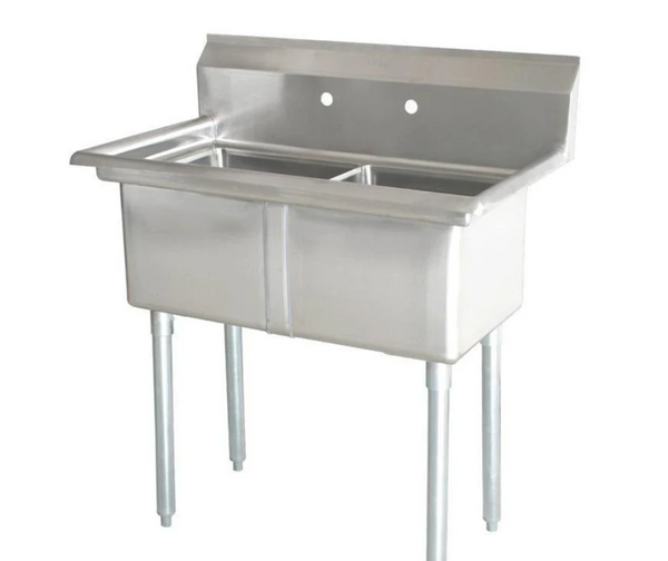 Two Compartment 18''x18'' Sink S-60-2C