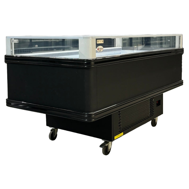 80'' CHEF Island Open Display Cooler Freezer VISION-200