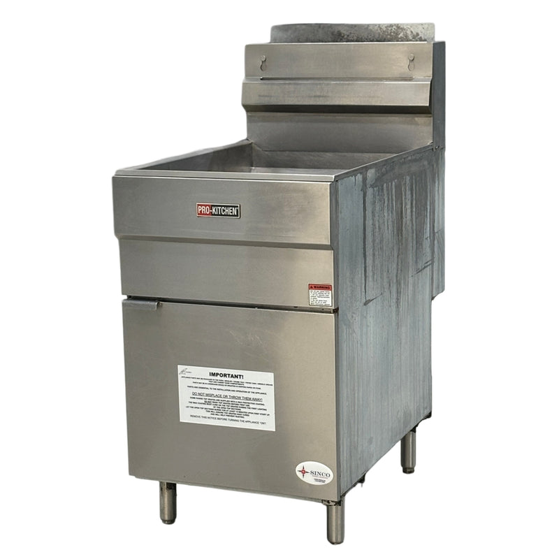 Pro-Kitchen Natural Gas Fryer Used FOR02160