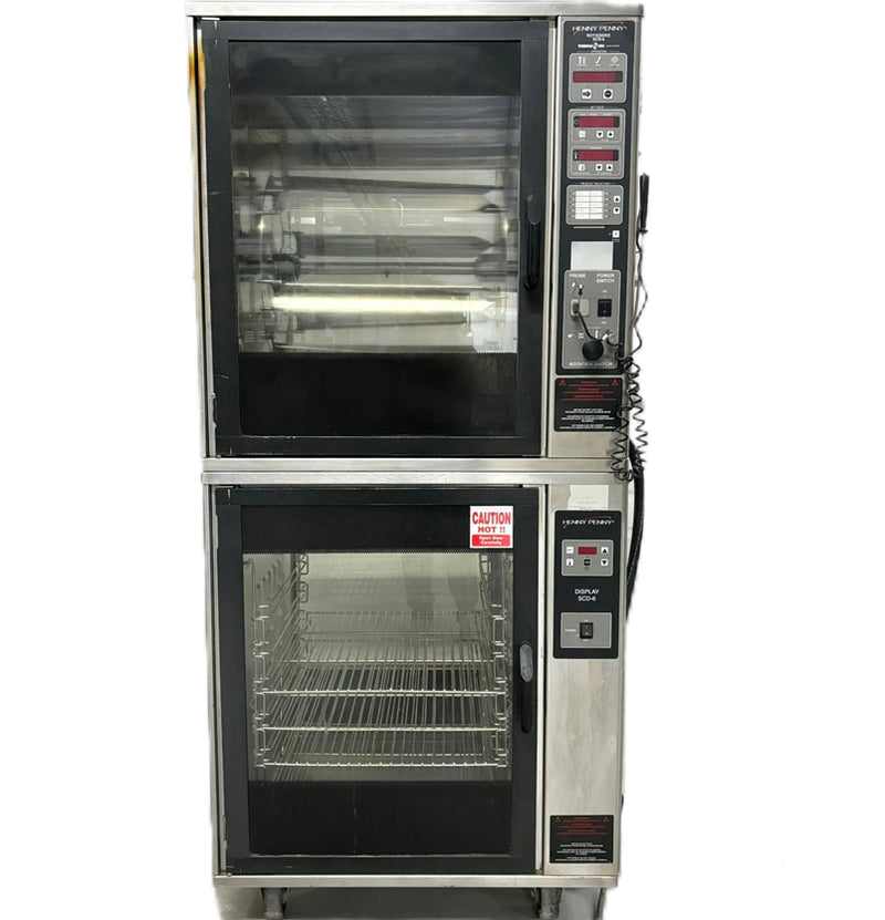 Henny Penny Chicken Rotisserie with Warmer Electric Used FOR02080