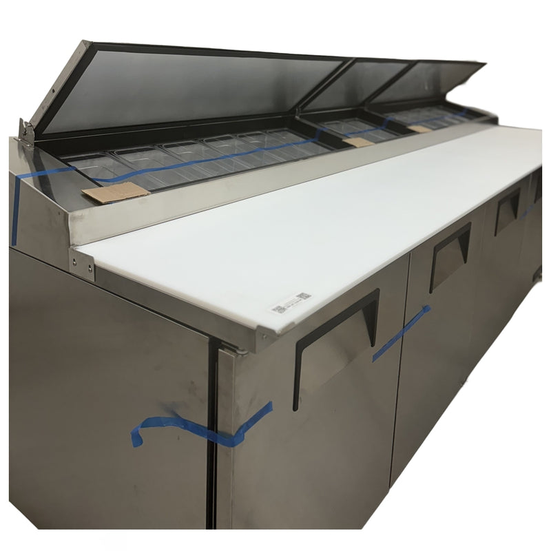 True Four Door 119" Refrigerated Pizza Prep Table TPP-AT-119-HC