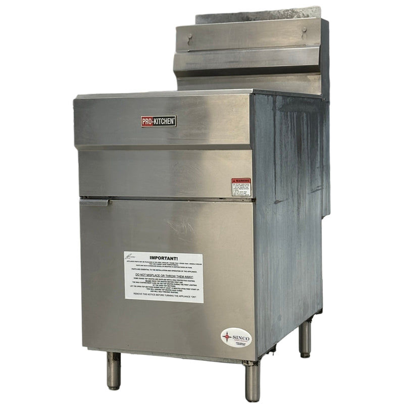 Pro-Kitchen Natural Gas Fryer Used FOR02160