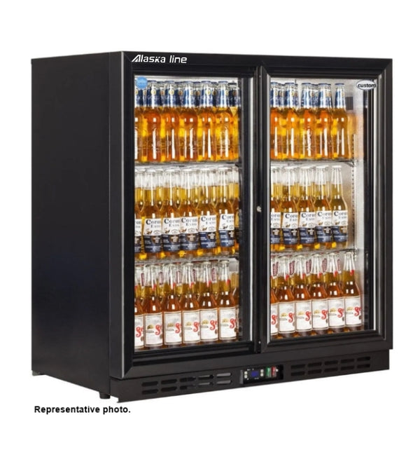 36''Alaska-Line Double Swing Door Back Bar Cooler HIT-813