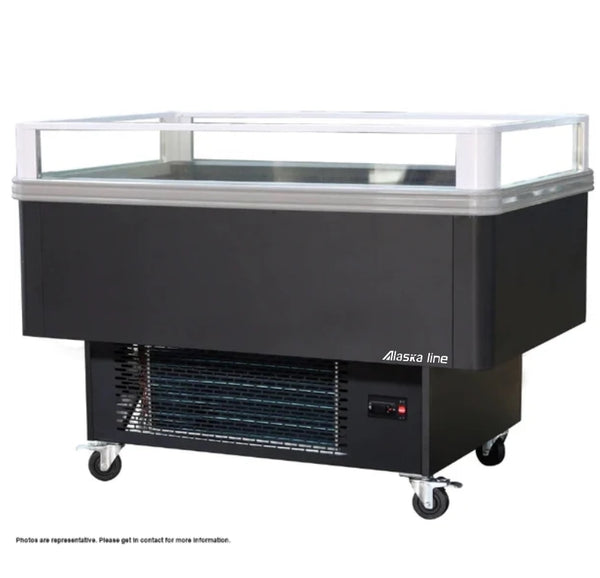 100'' Alaska-Line Open Display Double Temperature Island Freezer HIT-4