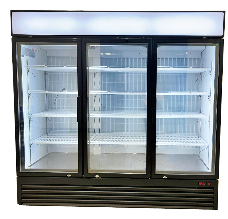 78'' Alaska-Line Three Door Glass Freezer 54 Cu.Ft. NAF-T71