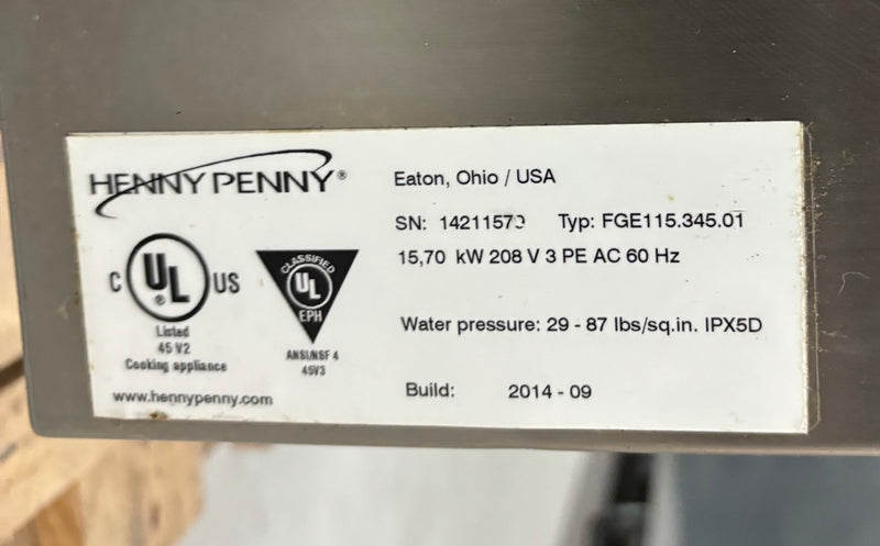 Henny Penny Electric Combi Oven Used FOR02143