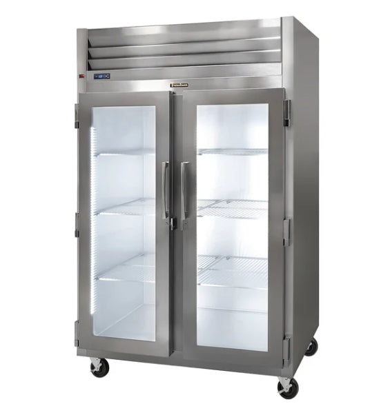 52'' Traulsen G Series Double Glass Door Stainless Steel Freezer G23010M