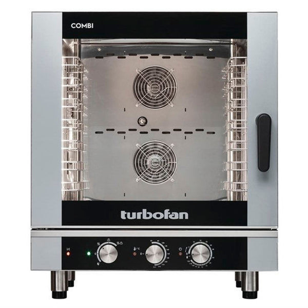 Turbofan Full Size 7 Tray Manual Electric Combi Oven EC40M7