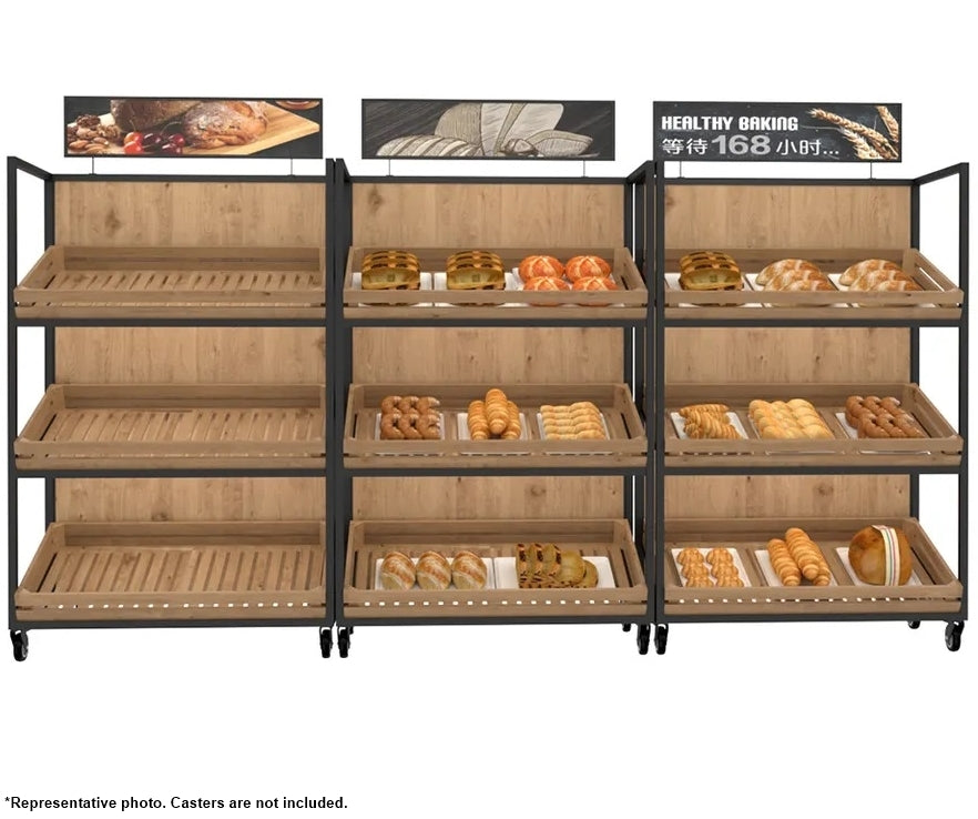 48'' Single Side Wood Bread Rack HBR-3090