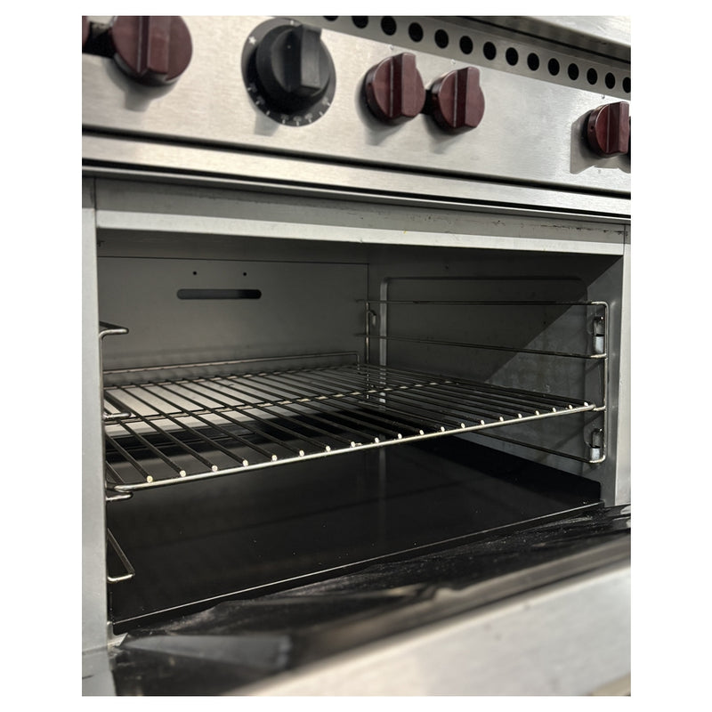 Vulcan 6 Burner Range with Oven Gas Used FOR02168