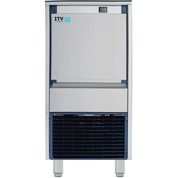 ITV Ice Machine, Gourmet Ice Shape - 108LBS/24HRS 44LBS Storage DELTA NG120