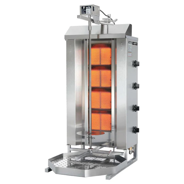 Potis 4 Burner Gyro / Shawarma Machine Natural Gas NA-GD4-NG