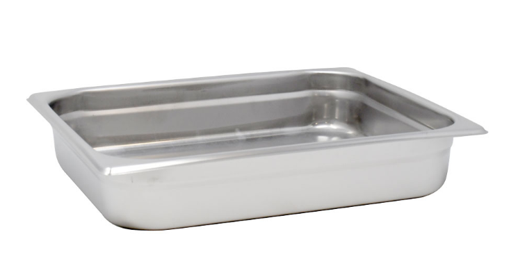 Omcan Half-Size Anti-Jam Stainless Steel Steam Table Pan – 2.5″ Deep 80262