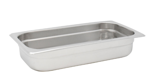 Omcan Third-size Anti-Jam Stainless Steel Steam Table Pan – 2.5″ Deep 80267