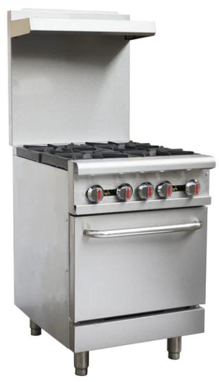 Used 24" Range 4 Gas Burners with Oven - FOR01668