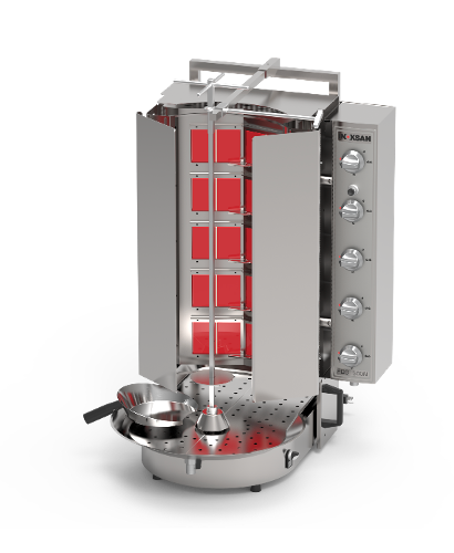 Inoksan Shawarma Doner Machine 5 Burner Natural Gas INO-PDG500N