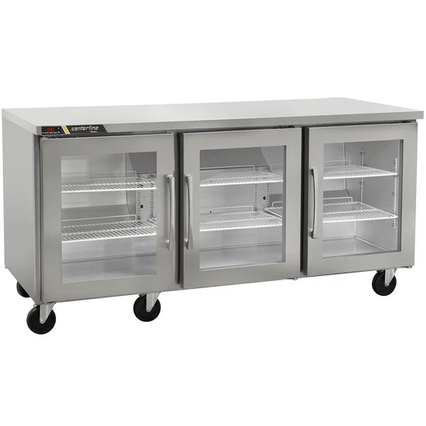 Traulsen Centerline Triple Door 72" Refrigerated Work Table - Various Configurations CLUC-72R