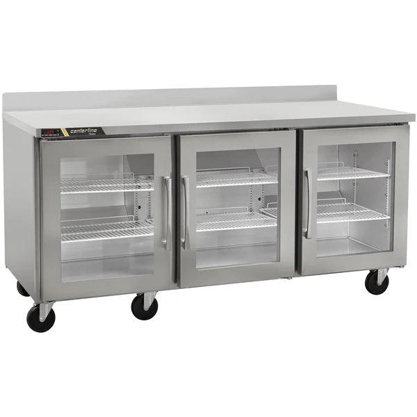 Traulsen Centerline Triple Door 72" Refrigerated Work Table - Various Configurations CLUC-72R