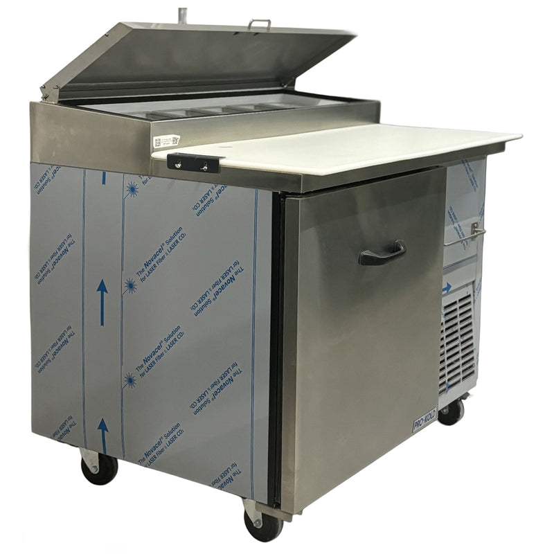 44'' Pro-Kold Single Door Pizza Prep Table PPT-44-01