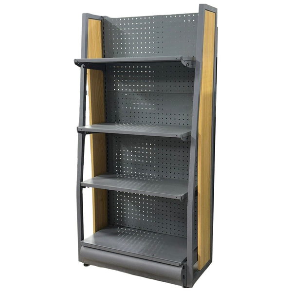 Single Side Gondola Shelving 3 Layers Used FOR02045