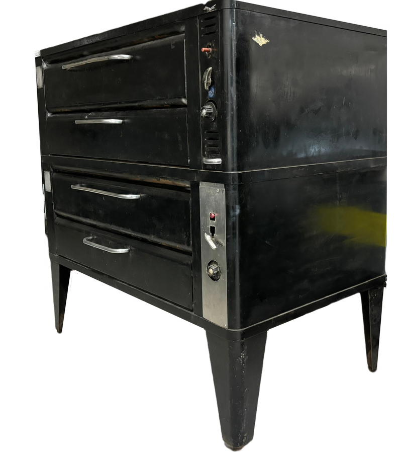 Double Deck Stone Pizza Oven Used FOR01623