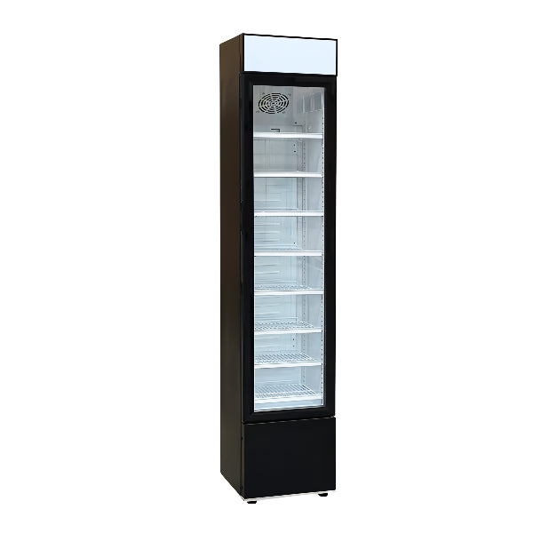 15'' CHEF 105L Upright Slim Vertical Display Cooler SC105B