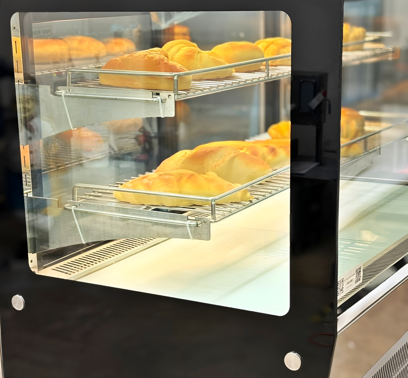 36'' CHEF Refrigerated Countertop Display Case Curved - LISA-90C