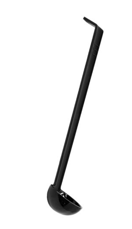 Omcan One-Piece Black Ladle 80216