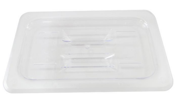 Omcan Polycarbonate Quarter-size Clear Solid Cover for Food Pan 80020